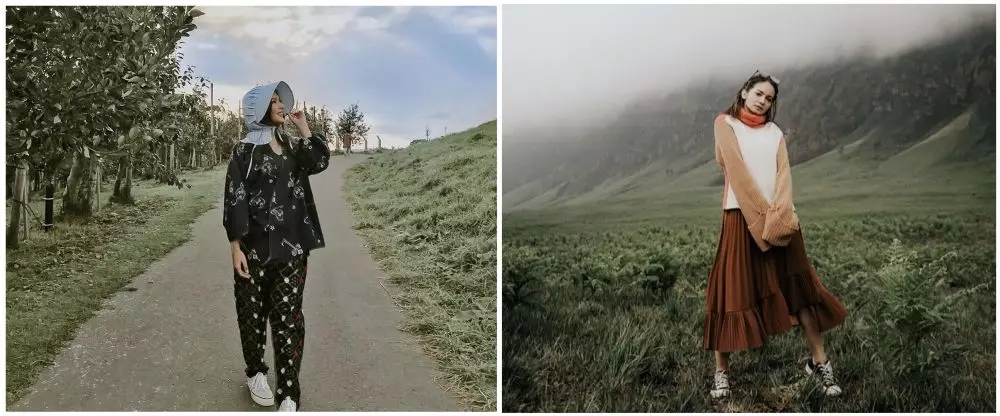 beda gaya enzy storia dan jessica mila © instagram beda gaya enzy storia dan jessica mila © instagram