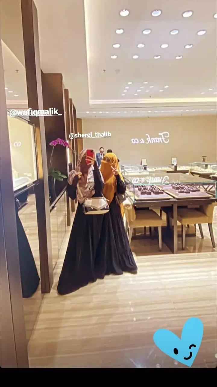 potret kedekatan sherel dan wafiq © instagram potret kedekatan sherel dan wafiq © instagram