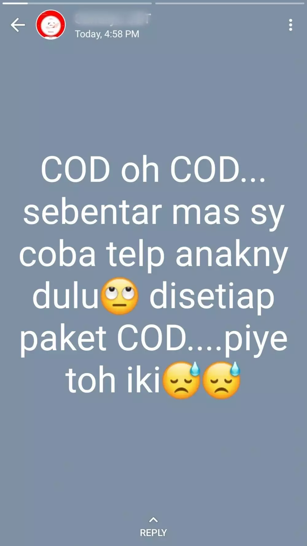 Curhatan kurir tentang paket COD © Twitter Curhatan kurir tentang paket COD © Twitter