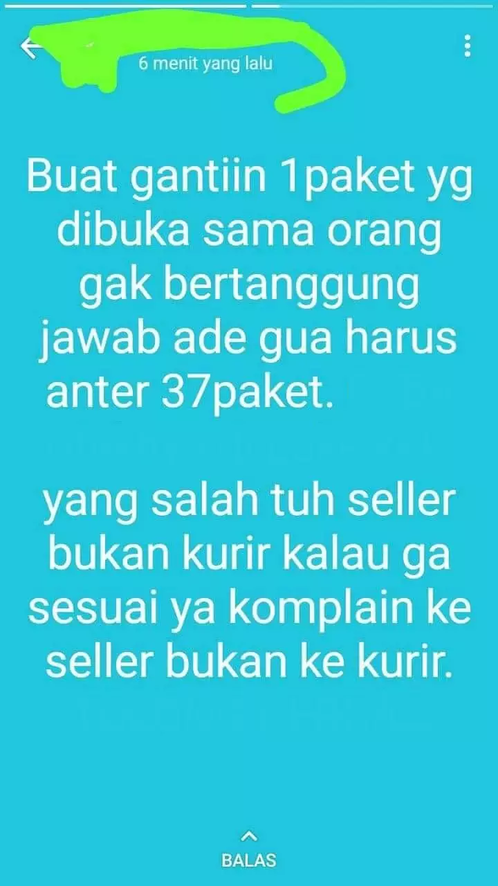 Curhatan kurir tentang paket COD © Twitter Curhatan kurir tentang paket COD © Twitter