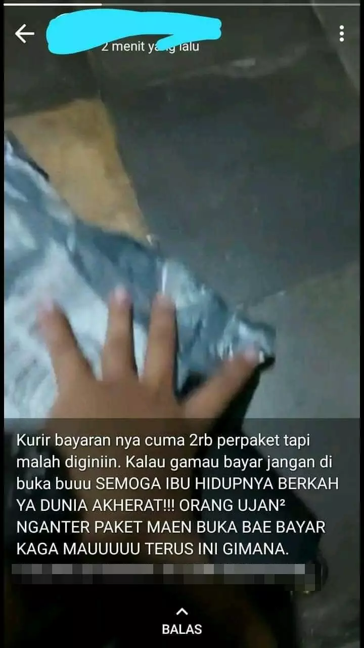 Curhatan kurir tentang paket COD © Twitter Curhatan kurir tentang paket COD © Twitter