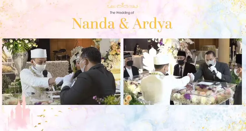 momen pernikahan selebram nanda jadi sorotan © YouTube momen pernikahan selebram nanda jadi sorotan © YouTube