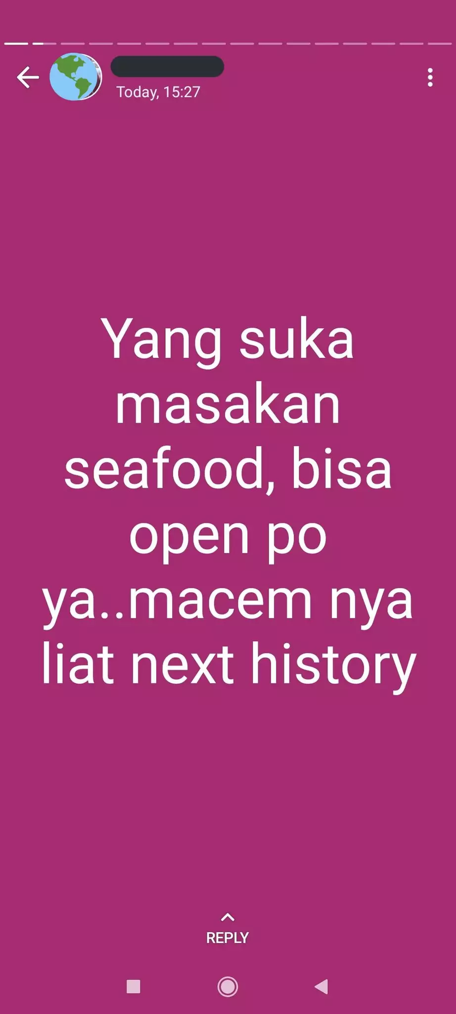 Status WA pedagang bikin geregetan © Twitter