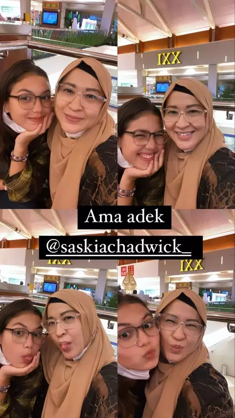 Saskia Chadwick dan Okie © Instagram