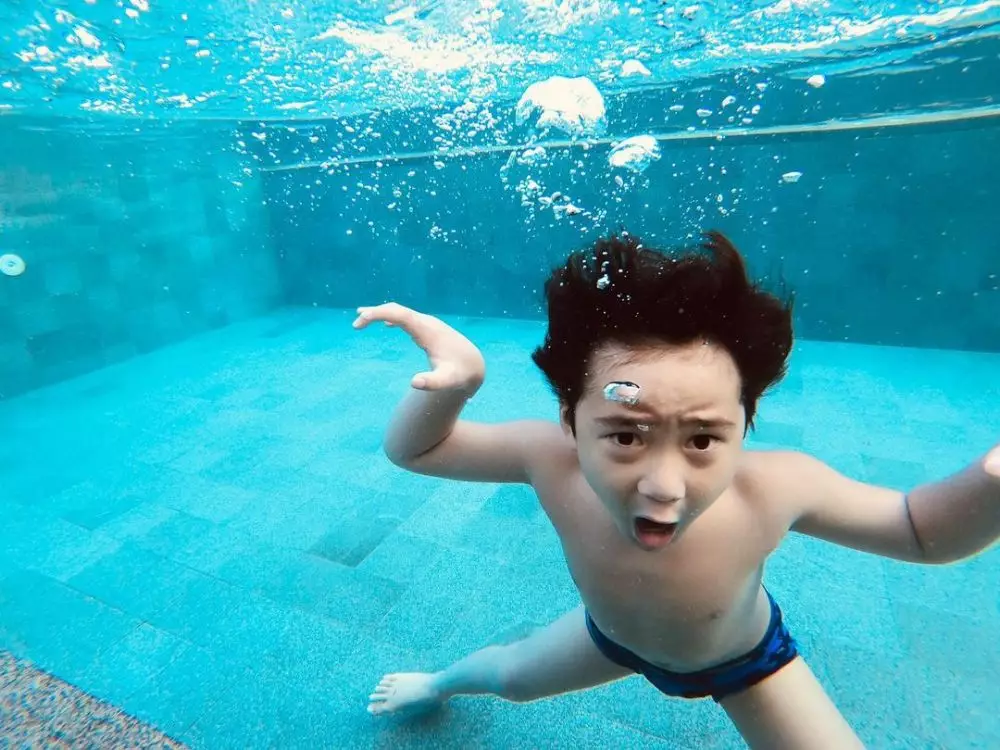 Rafathar foto sambil menyelam © 2021 brilio.net