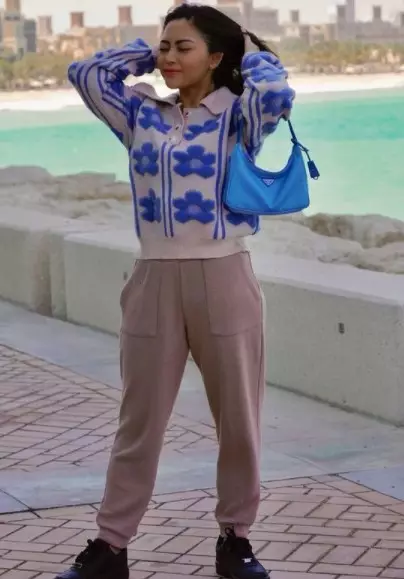 Gaya outfit Rachel Vennya liburan di Dubai © Instagram/@rachelvennya
