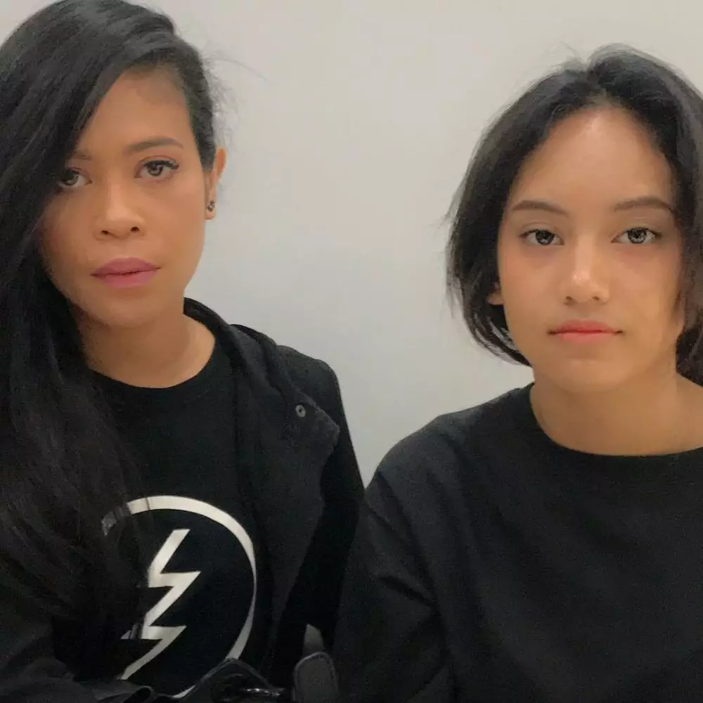 Kikan eks Cokelat dan putrinya © 2021 Instagram