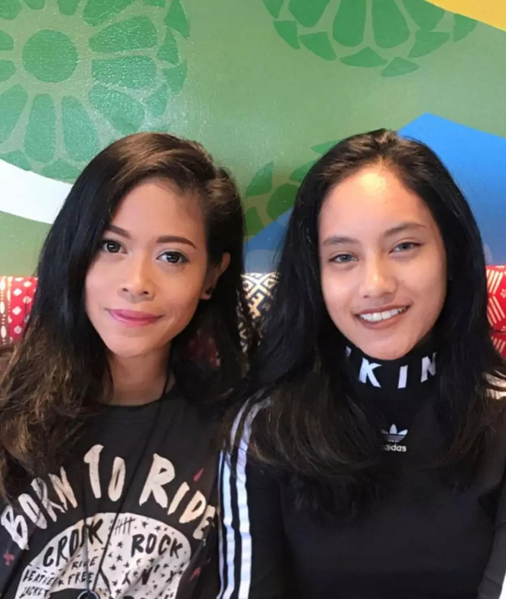 Kikan eks Cokelat dan putrinya © 2021 Instagram