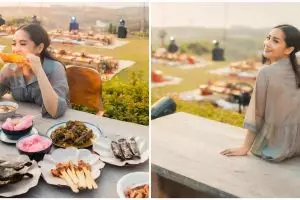 Ngidam jagung bakar, ini 10 momen Nagita panggil pedagang dari Lombok