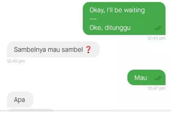 Chat driver ojol antar makanan © Twitter Chat driver ojol antar makanan © Twitter