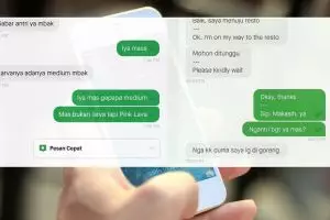 12 Chat lucu driver ojek online antar makanan, endingnya bikin bingung