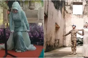 8 Potret Rakhma Lutfita, mempelai wanita viral karena patahkan besi