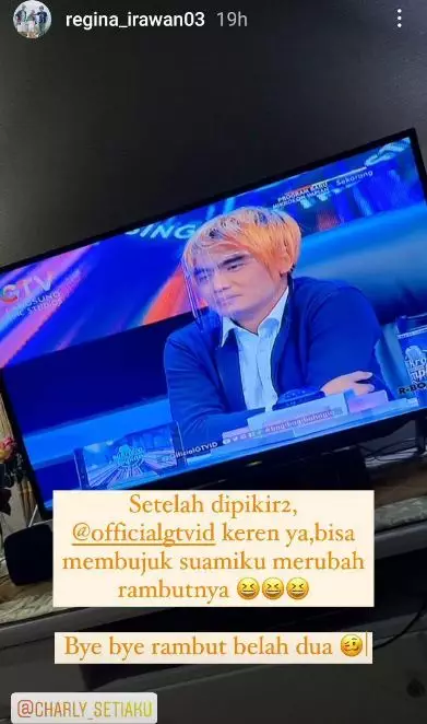 7 potret rambut baru charly © Instagram 7 potret rambut baru charly © Instagram