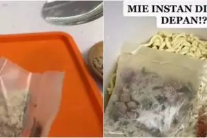 Viral video plastik bumbu mi instan bisa larut diseduh air, keren abis