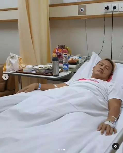 potret kondisi Sandy Pas Band alami pendarahan Instagram