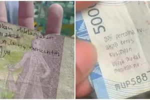 10 Tulisan lucu di uang kertas ini bikin yang baca baper abis