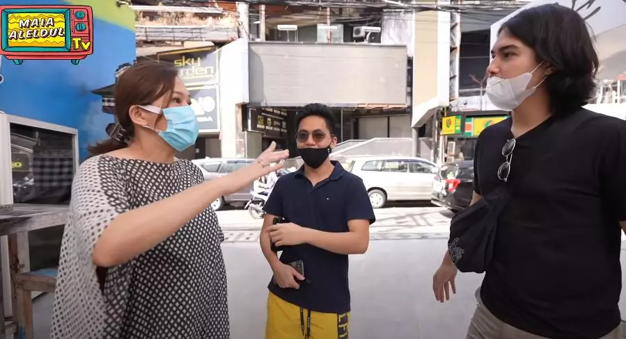 Maia ditantang El naik wahana ekstrem © YouTube Maia ditantang El naik wahana ekstrem © YouTube