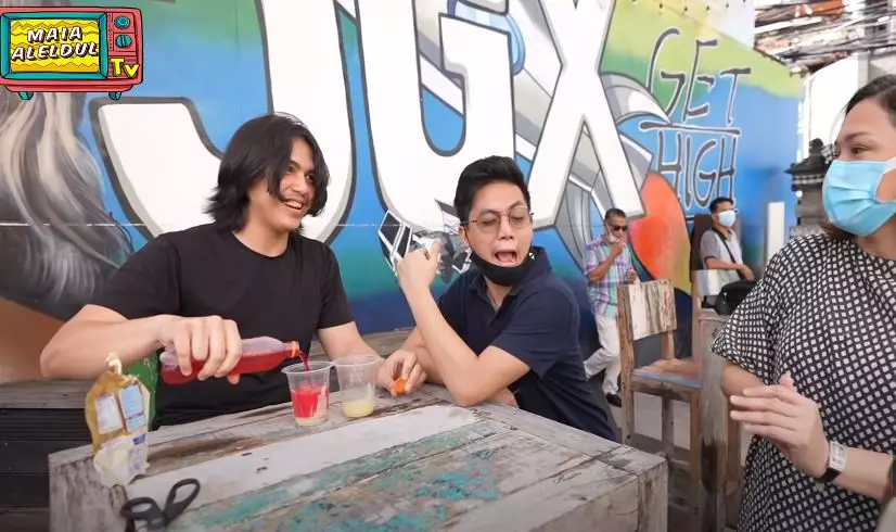 Maia ditantang El naik wahana ekstrem © YouTube Maia ditantang El naik wahana ekstrem © YouTube