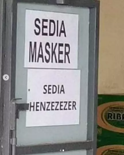 tulisan promosi nggak nyambung © 2021 instagram.com