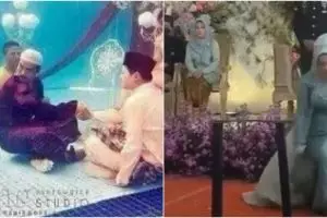 6 Momen mempelai lakukan atraksi saat pesta nikah, bikin dahi berkerut
