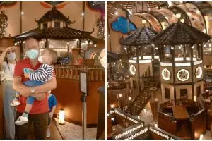 10 Momen kejutan ulang tahun ayah Ayu Dewi, kosongkan satu restoran