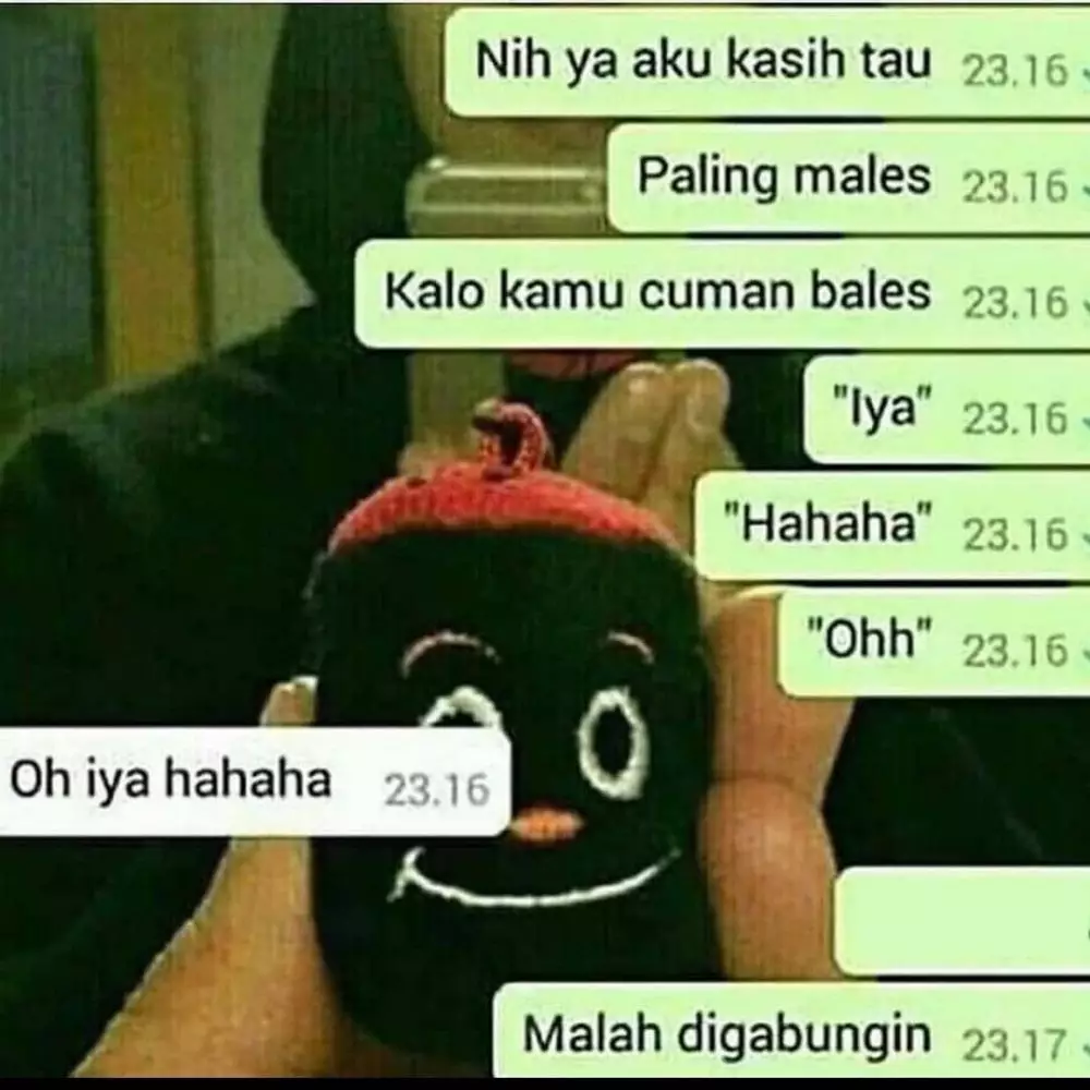 chat lucu ngingetin temen © 2021 instagram.com