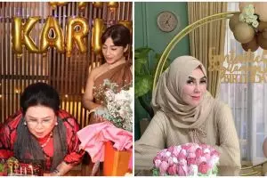 Momen perayaan ulang tahun 10 ibunda seleb, pesta Umi Kalsum meriah