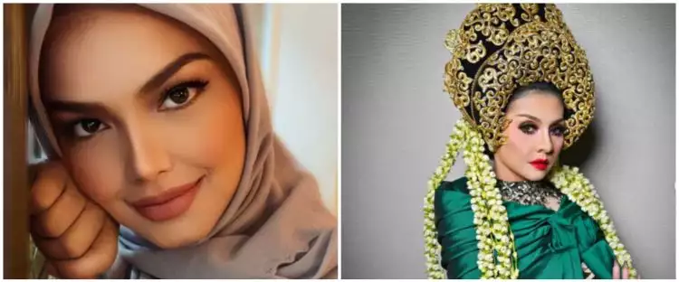 Potret tanpa makeup 6 artis Malaysia yang terkenal di Indonesia