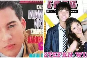 Potret lawas 10 aktor blasteran jadi cover boy, curi perhatian
