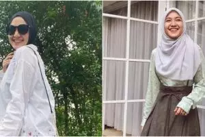 Biasa tampil natural, begini 8 potret Cut Syifa saat bermakeup tebal