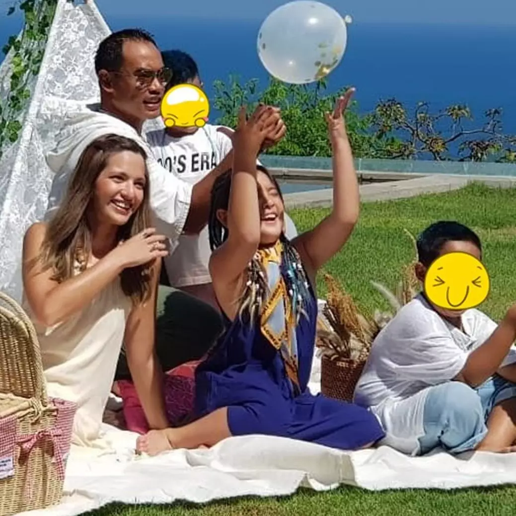 10 Momen pemotretan ulang tahun Mikhayla putri Nia Ramadhani di Bali