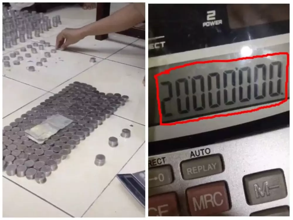 bongkar celengan koin 5 tahun © 2021 berbagai sumber