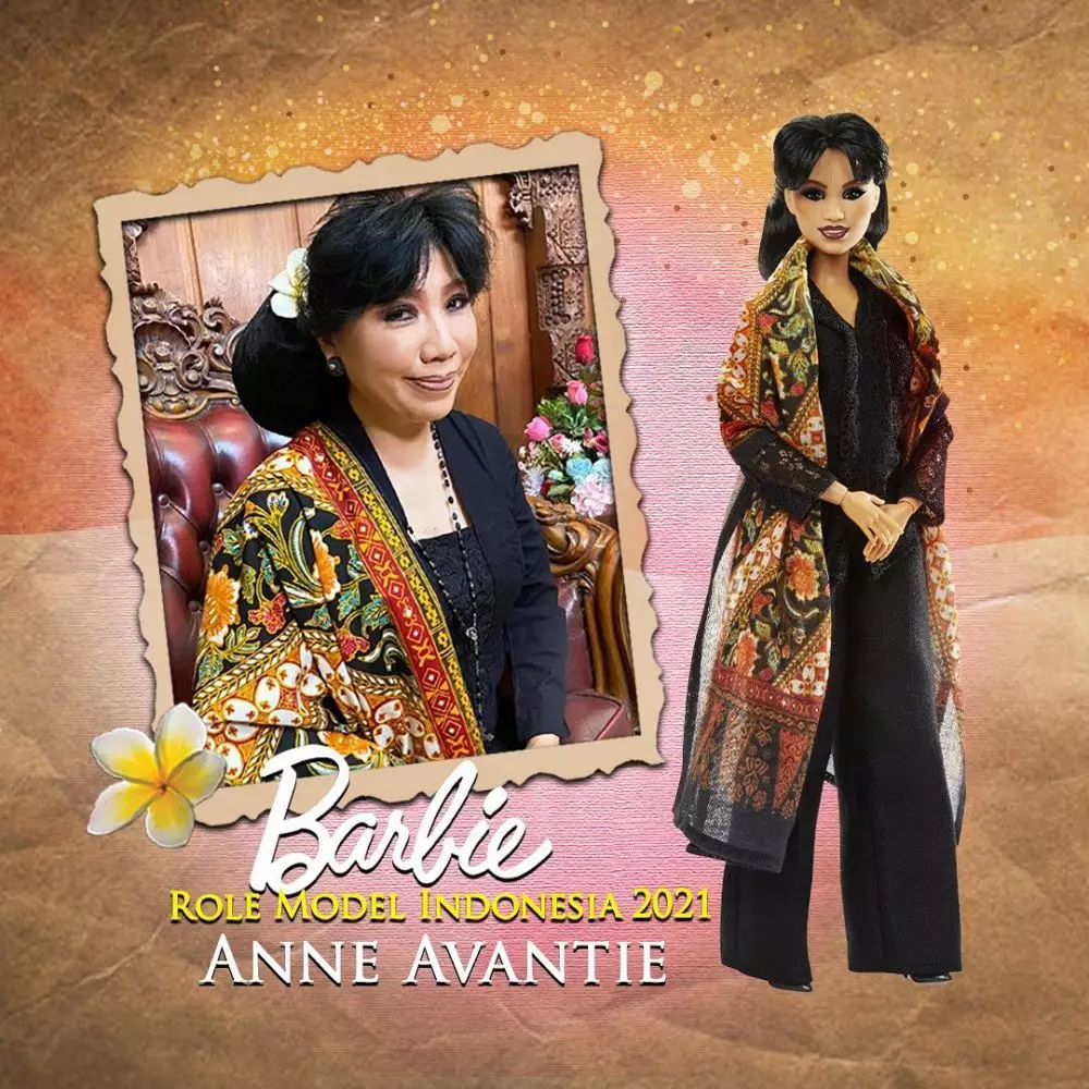 Anne Avantie jadi model boneka Barbie © 2021 brilio.net