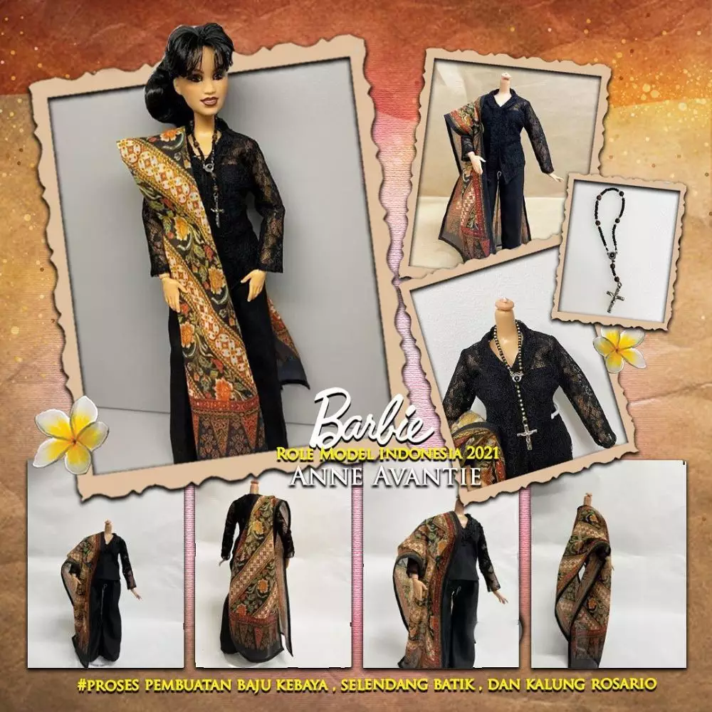 Anne Avantie jadi model boneka Barbie © 2021 brilio.net