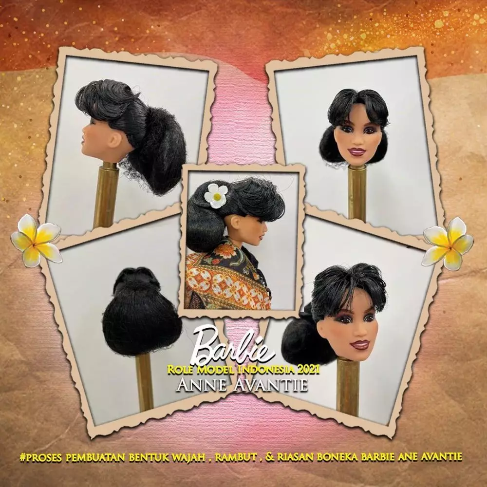 Anne Avantie jadi model boneka Barbie © 2021 brilio.net