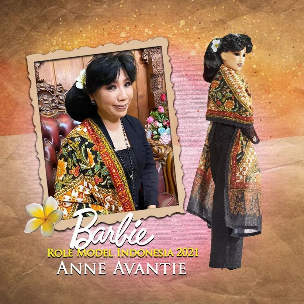Anne Avantie jadi model boneka Barbie © 2021 brilio.net