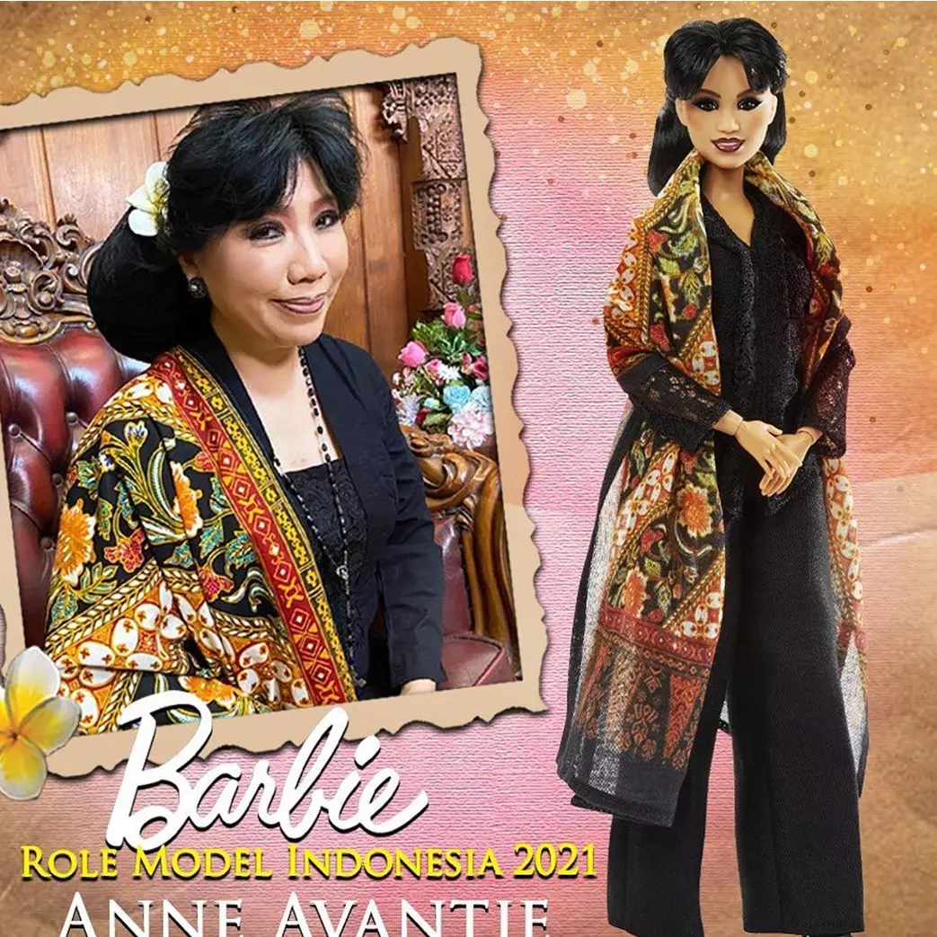 8 Potret Anne Avantie jadi model boneka Barbie, pertama di Indonesia