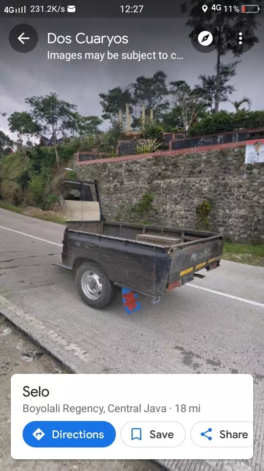 pengendara ngebug di maps © Twitter