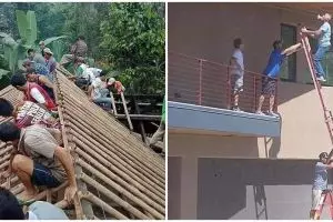 10 Momen lucu kerja sama saat bikin bangunan ini kocak abis