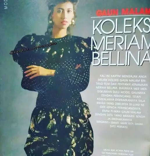 Gaya busana Meriam Bellina saat muda © 2021 brilio.net