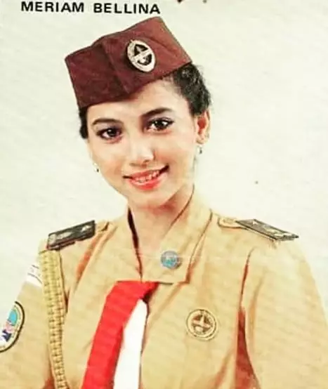 Gaya busana Meriam Bellina saat muda © 2021 brilio.net