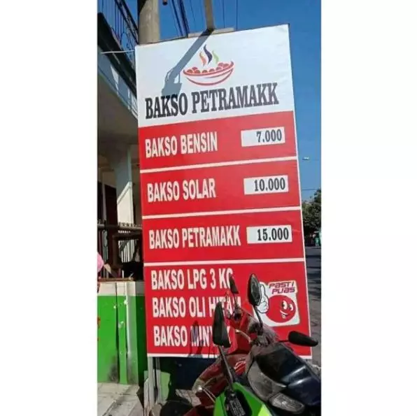 daftar menu warung makan © berbagai sumber