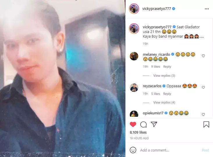 Vicky Prasetyo unggah potret lawas Instagram