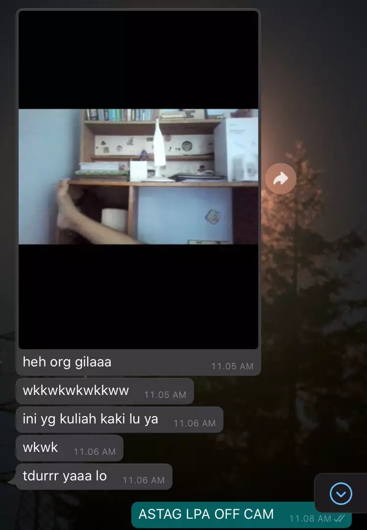 Momen lucu saat kelas online © berbagai sumber