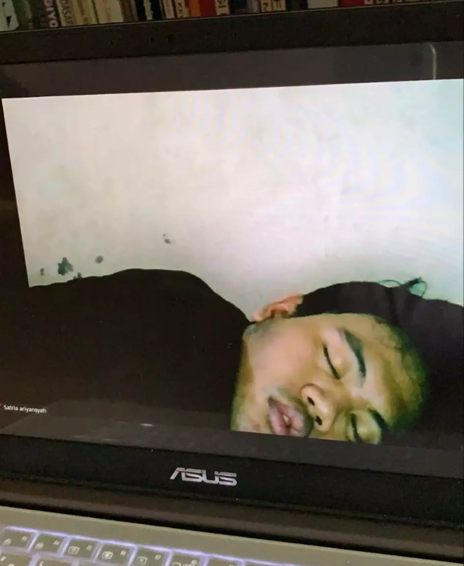 Momen lucu saat kelas online © berbagai sumber