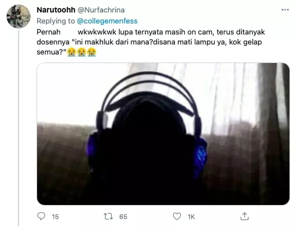 Momen lucu saat kelas online © berbagai sumber