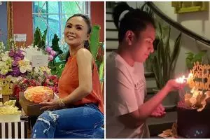 8 Potret kejutan ultah Yuni Shara ke-49, muka bantalnya bikin salfok