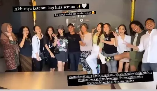 Momen Felicya Angelista dan Natasha Wilona temu kangen dari berbagai sumber