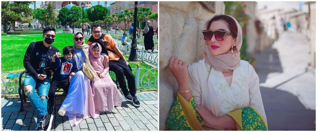 10 Potret Ashanty berkerudung saat liburan ke Turki, banjir pujian