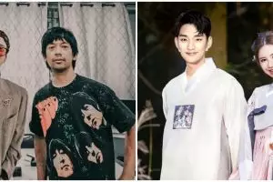 Foto editan 8 penyanyi bareng artis Korea, Ayu Ting Ting bak selfie